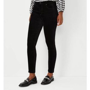 Ann Taylor High Waist Skinny Velvet Pants | Size 8